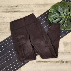 Lululemon In Movement 7/8 Tight Leggings Everlux Black Size 4